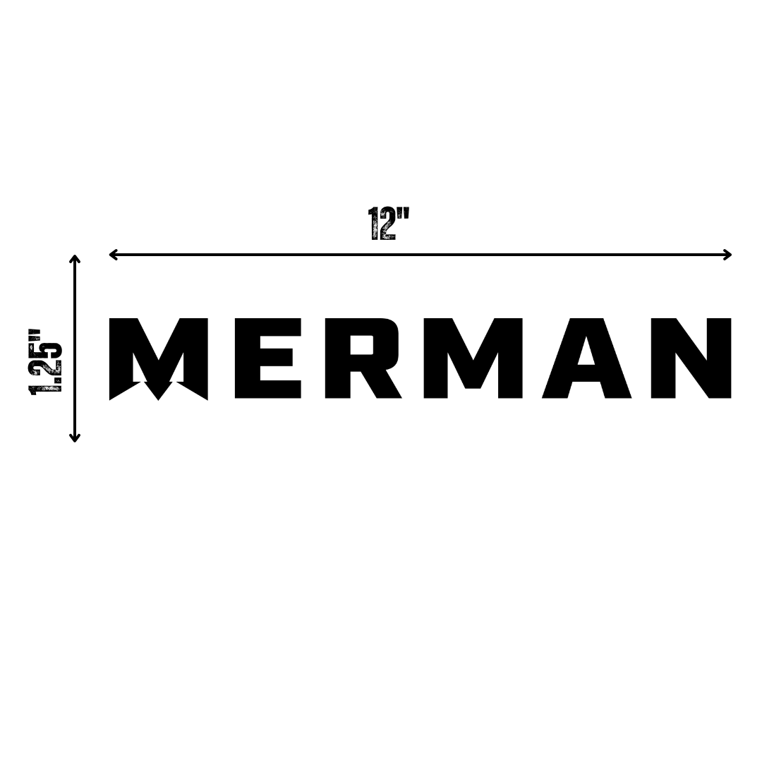 Merman Decal